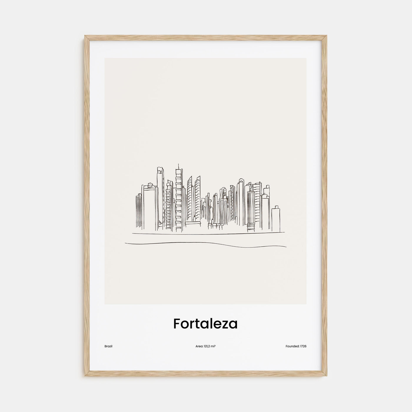 Fortaleza Drawn Poster
