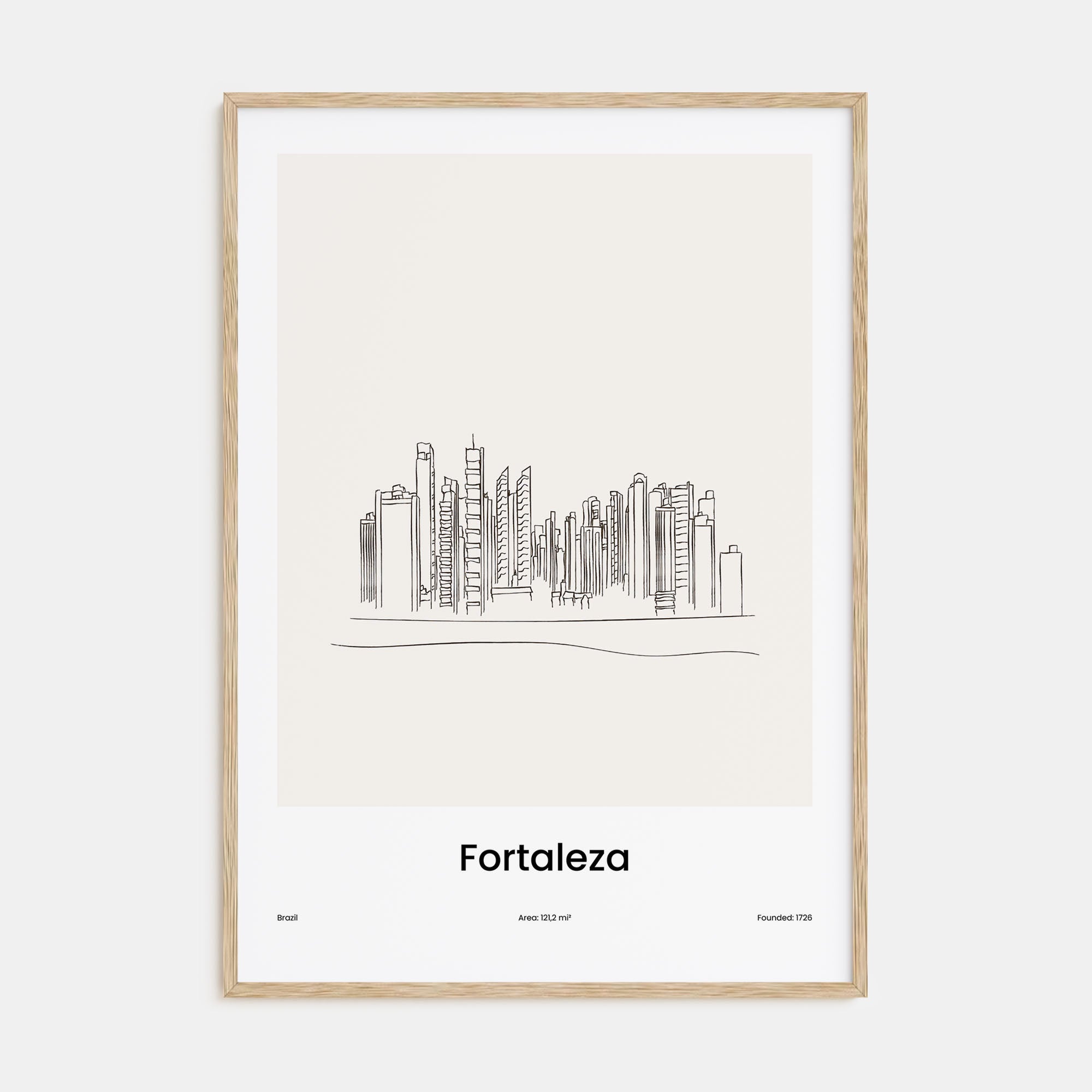 Fortaleza Drawn Poster