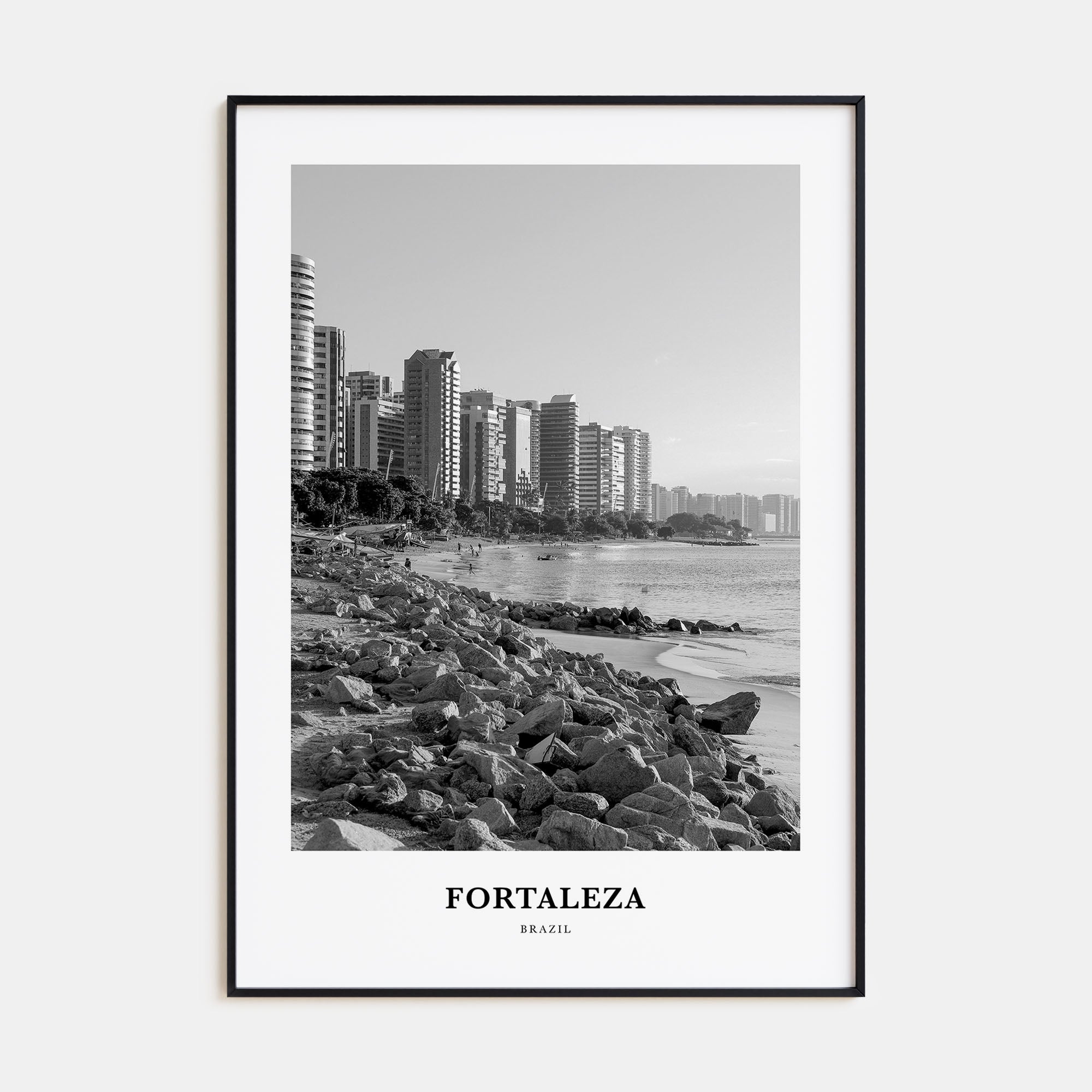 Fortaleza Portrait B&W Poster