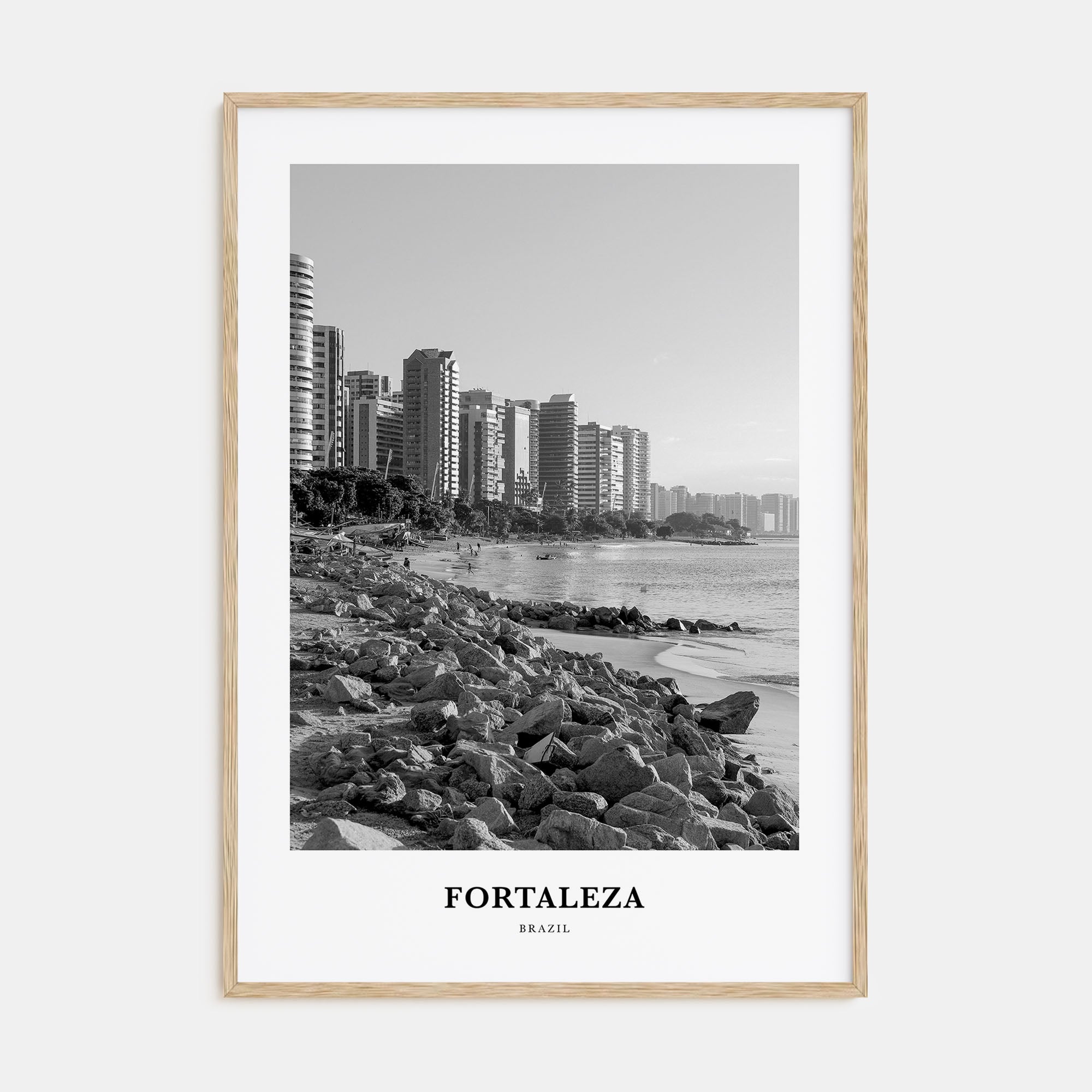 Fortaleza Portrait B&W Poster