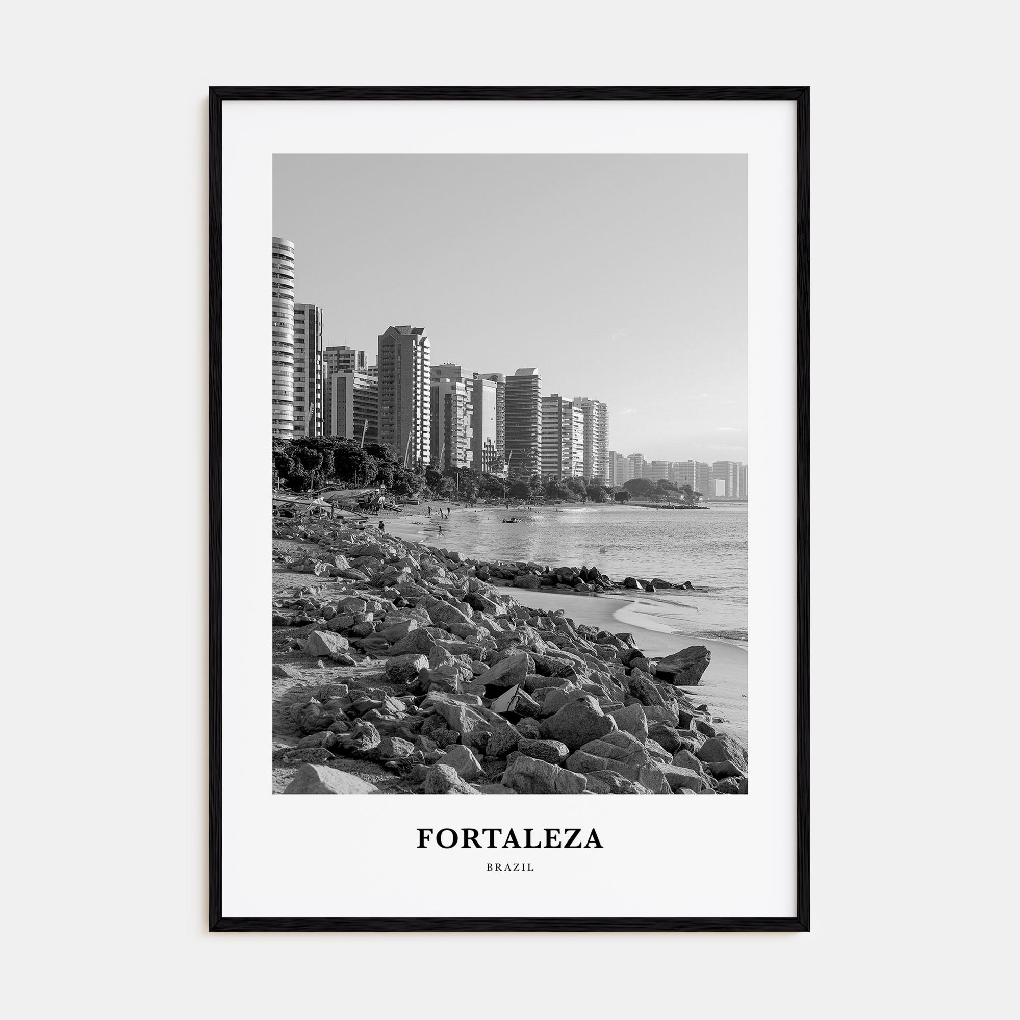 Fortaleza Portrait B&W Poster
