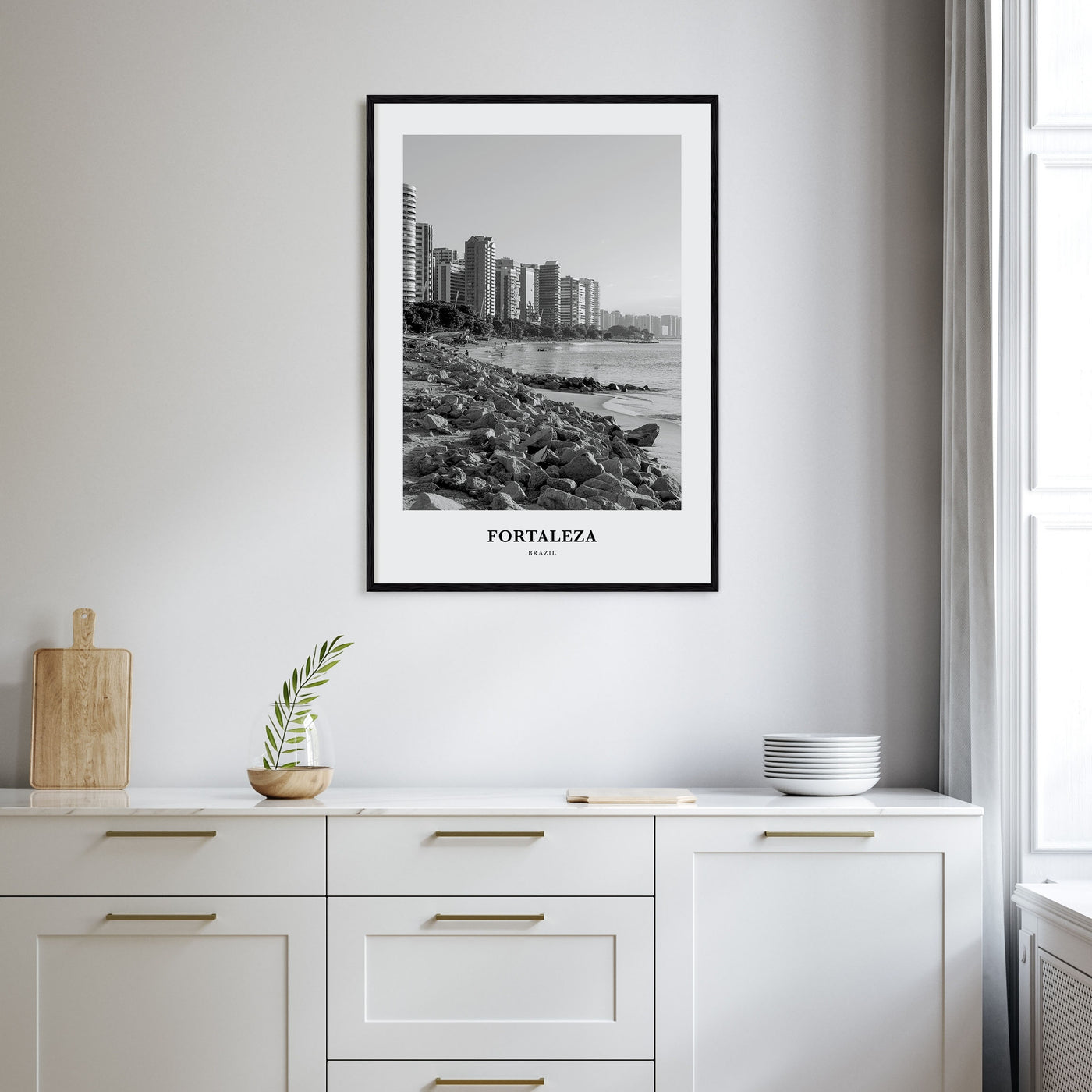 Fortaleza Portrait B&W Poster