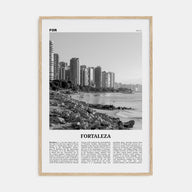 Fortaleza Travel B&W Poster