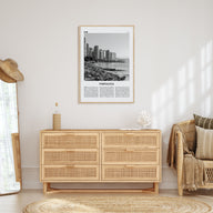 Fortaleza Travel B&W Poster