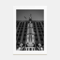 Fox Theater Photo B&W Poster