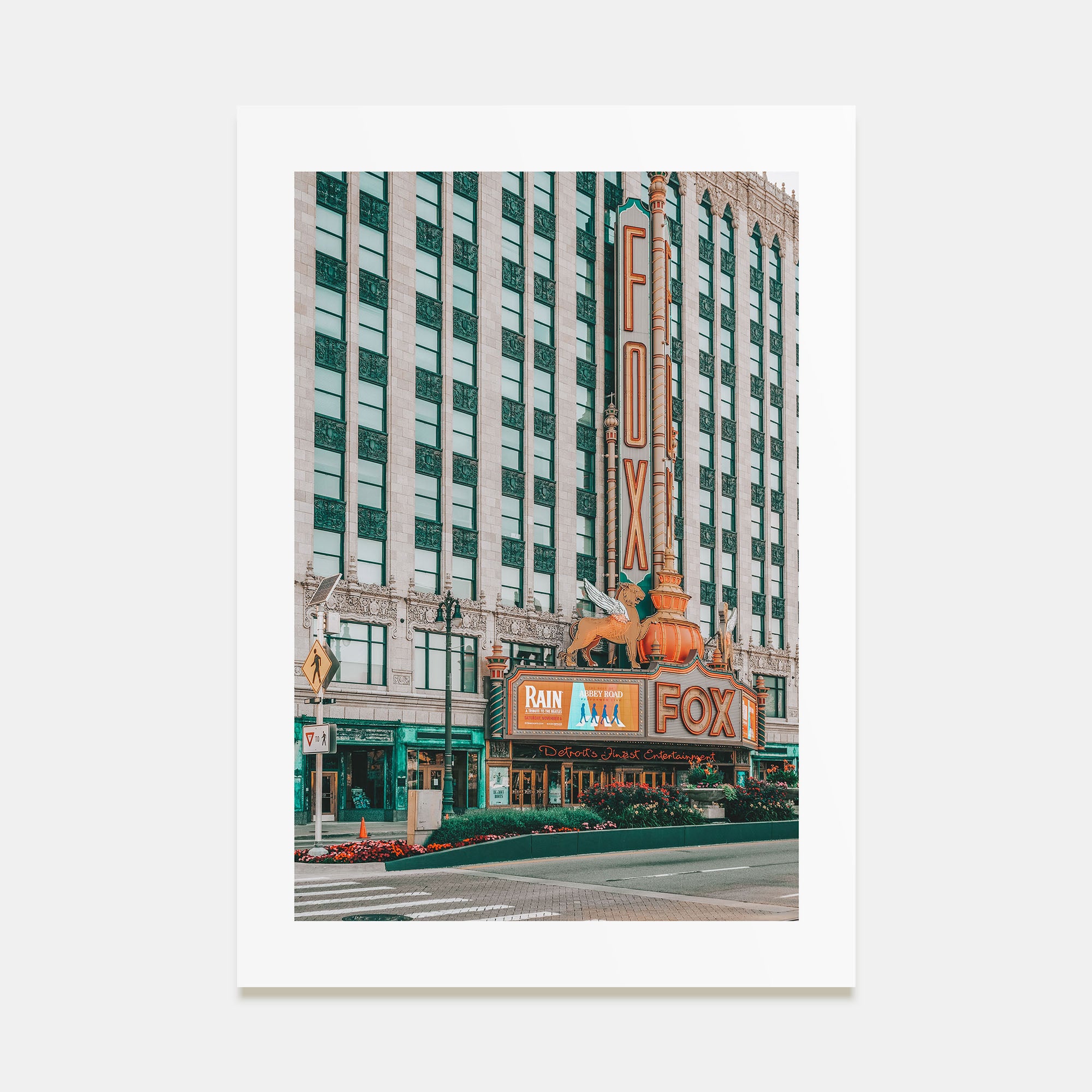 Fox Theater Photo Color Poster
