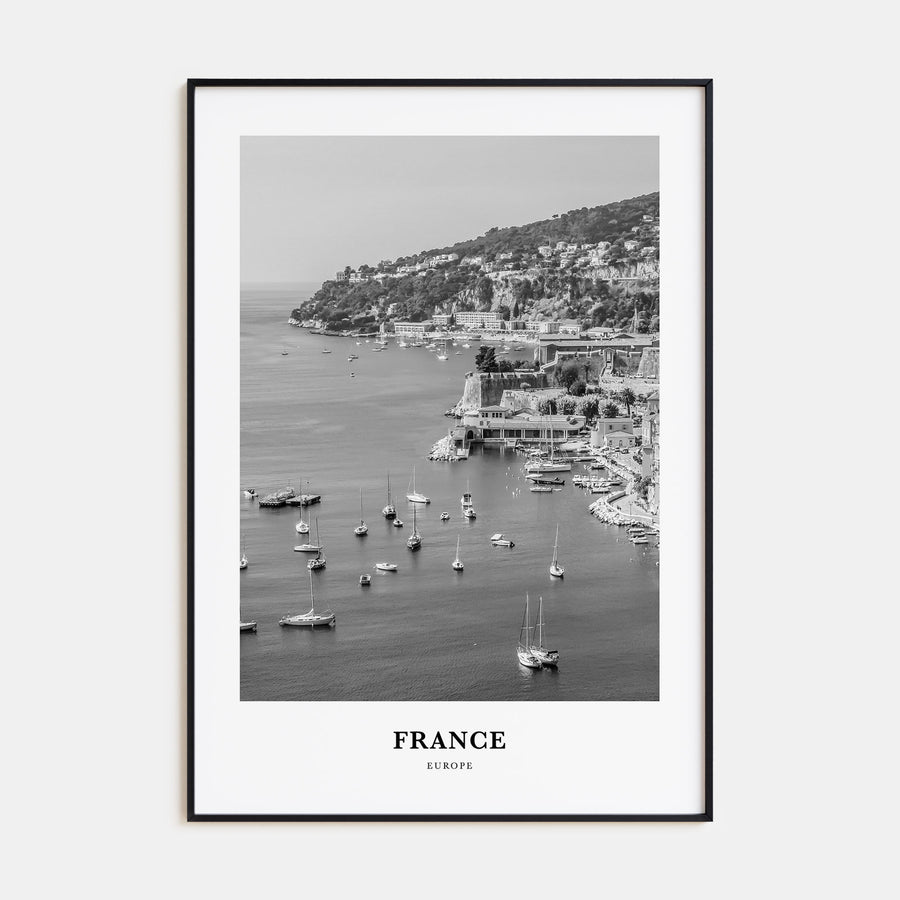 France Portrait B&W No 2 Poster