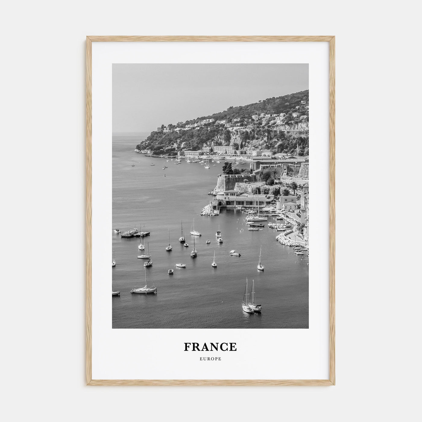 France Portrait B&W No 2 Poster