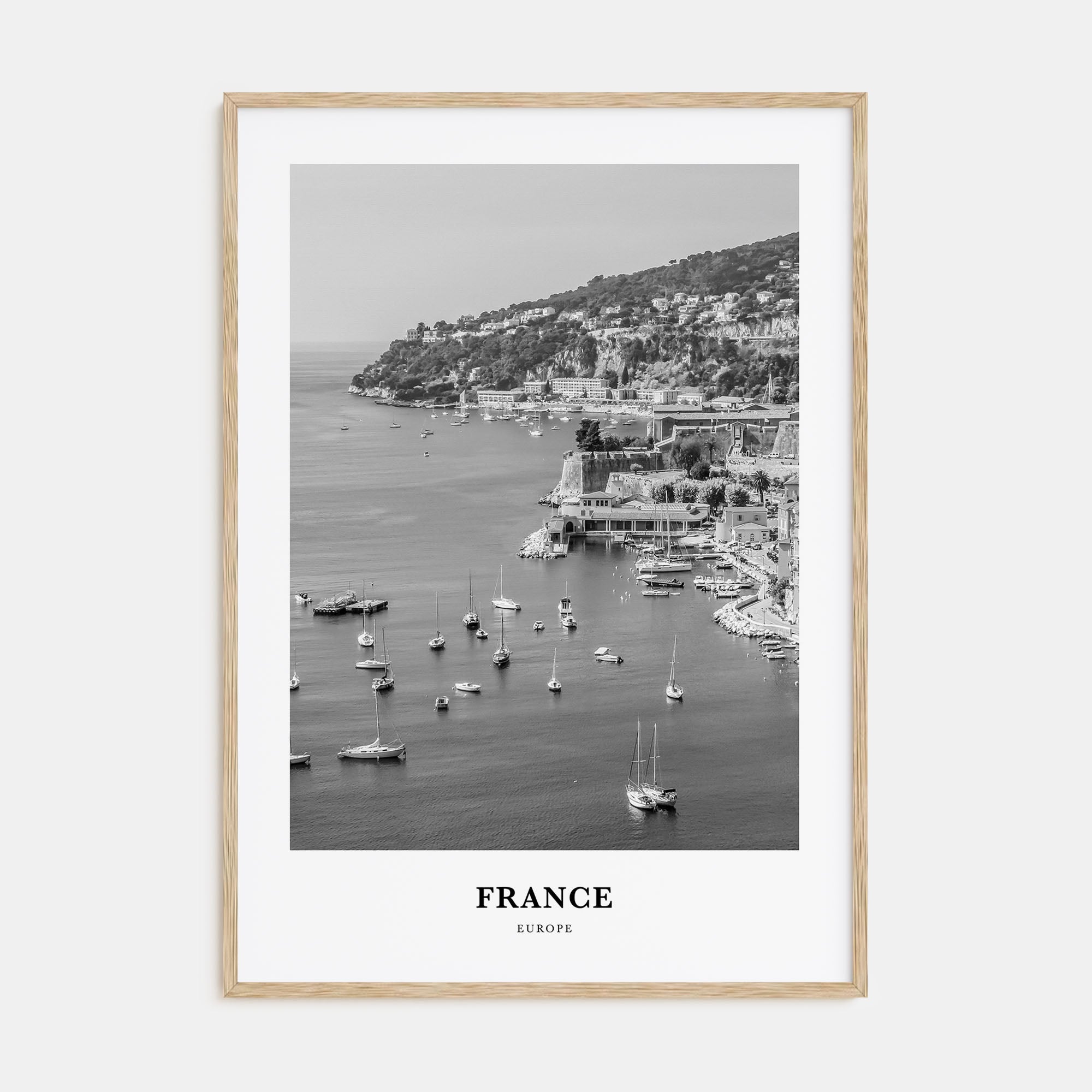 France Portrait B&W No 2 Poster