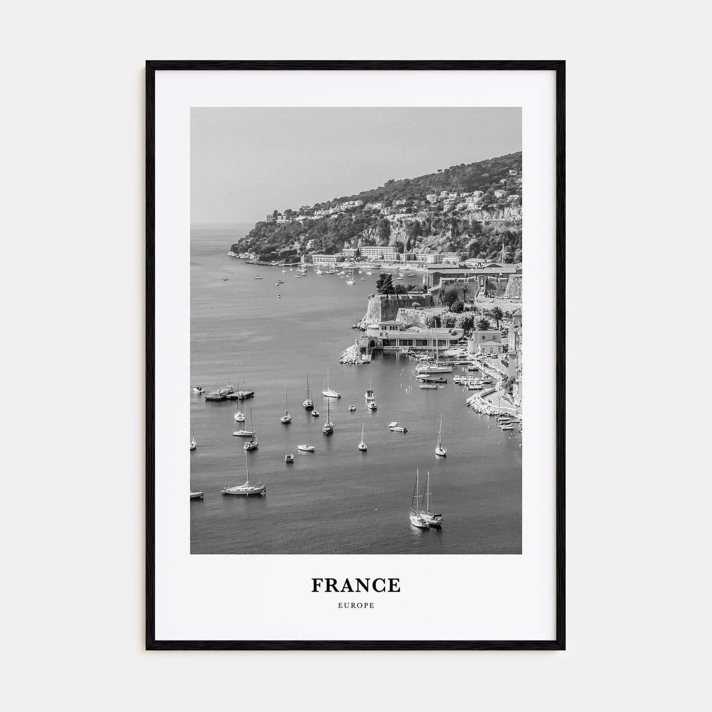France Portrait B&W No 2 Poster