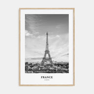 France Portrait B&W No 3 Poster