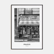 France Portrait B&W No 4 Poster