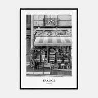 France Portrait B&W No 4 Poster
