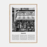 France Travel B&W No 2 Poster