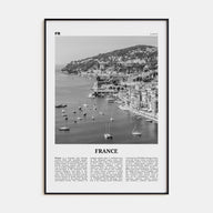 France Travel B&W No 3 Poster