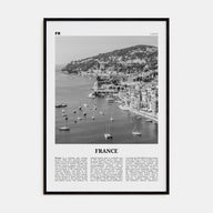 France Travel B&W No 3 Poster