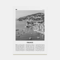 France Travel B&W No 3 Poster