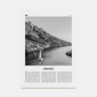France Travel B&W No 4 Poster