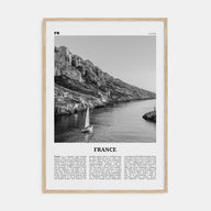 France Travel B&W No 4 Poster