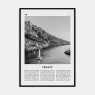 France Travel B&W No 4 Poster