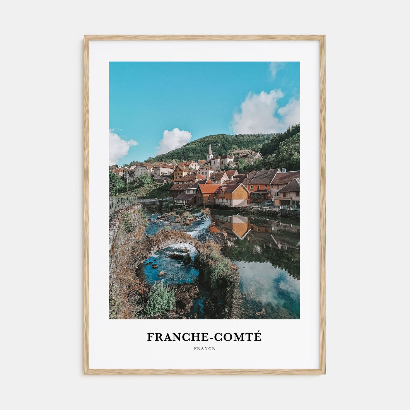 Franche-Comté Portrait Color Poster