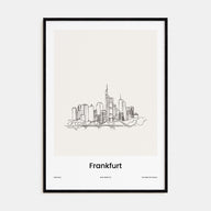 Frankfurt am Main Drawn Poster