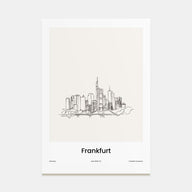 Frankfurt am Main Drawn Poster
