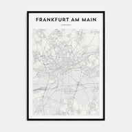 Frankfurt am Main Map Portrait Poster