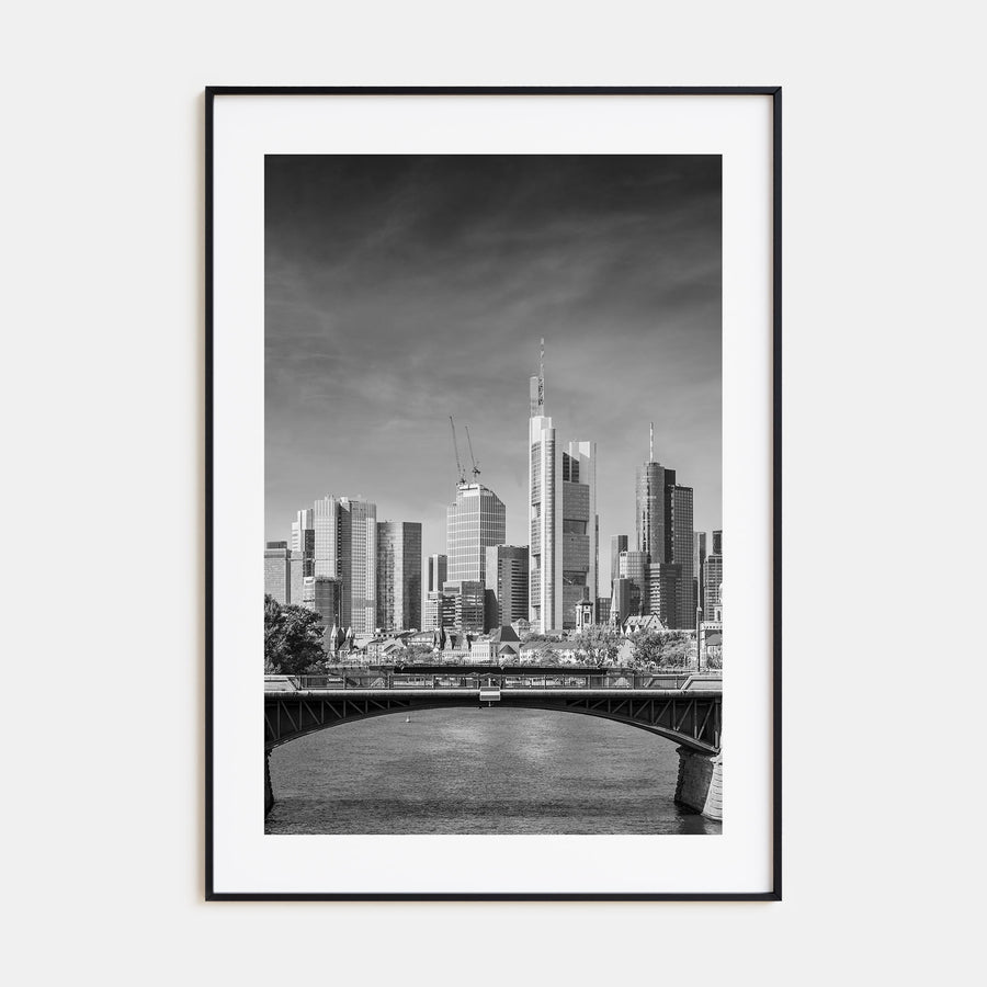 Frankfurt am Main Photo B&W Poster