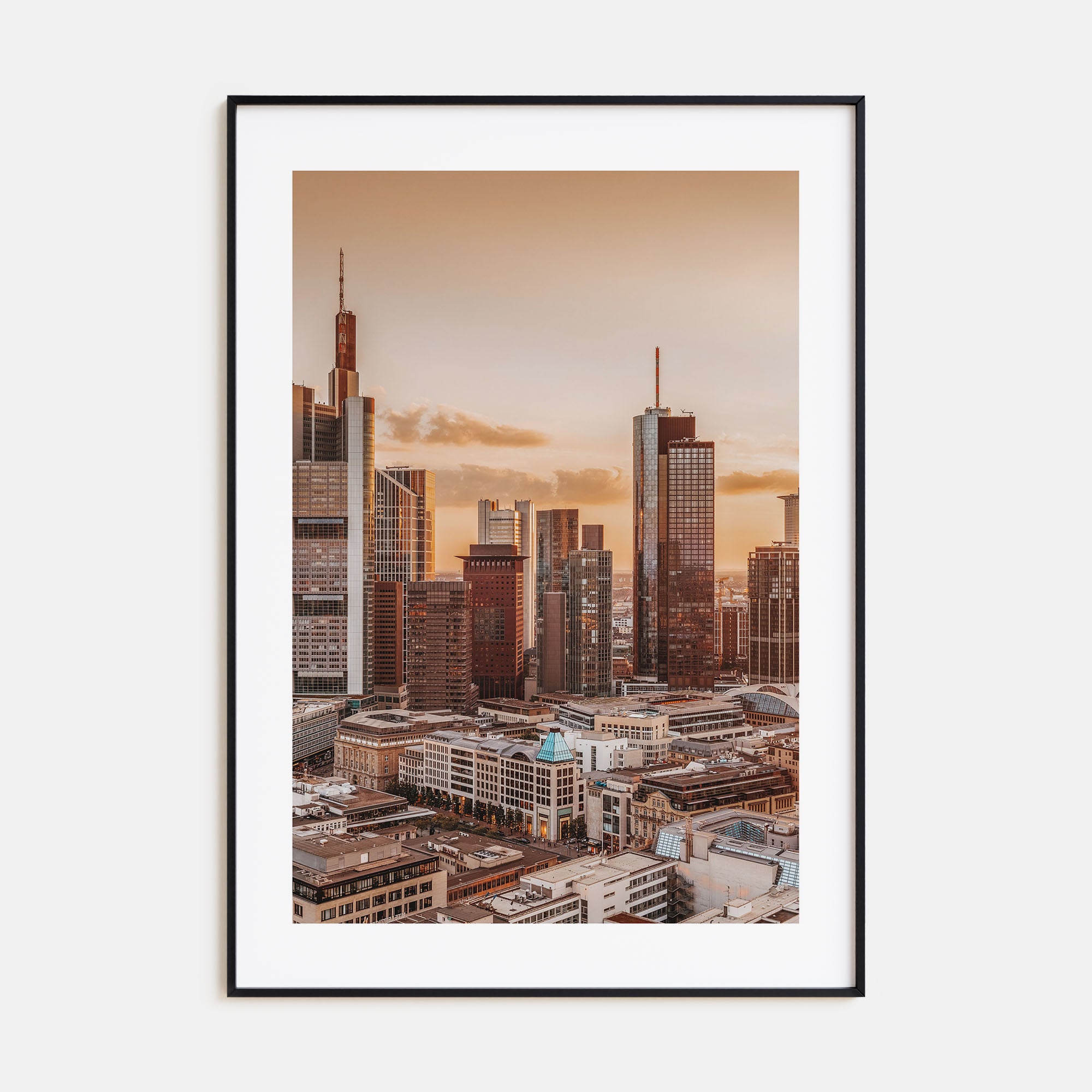 Frankfurt am Main Photo Color Poster