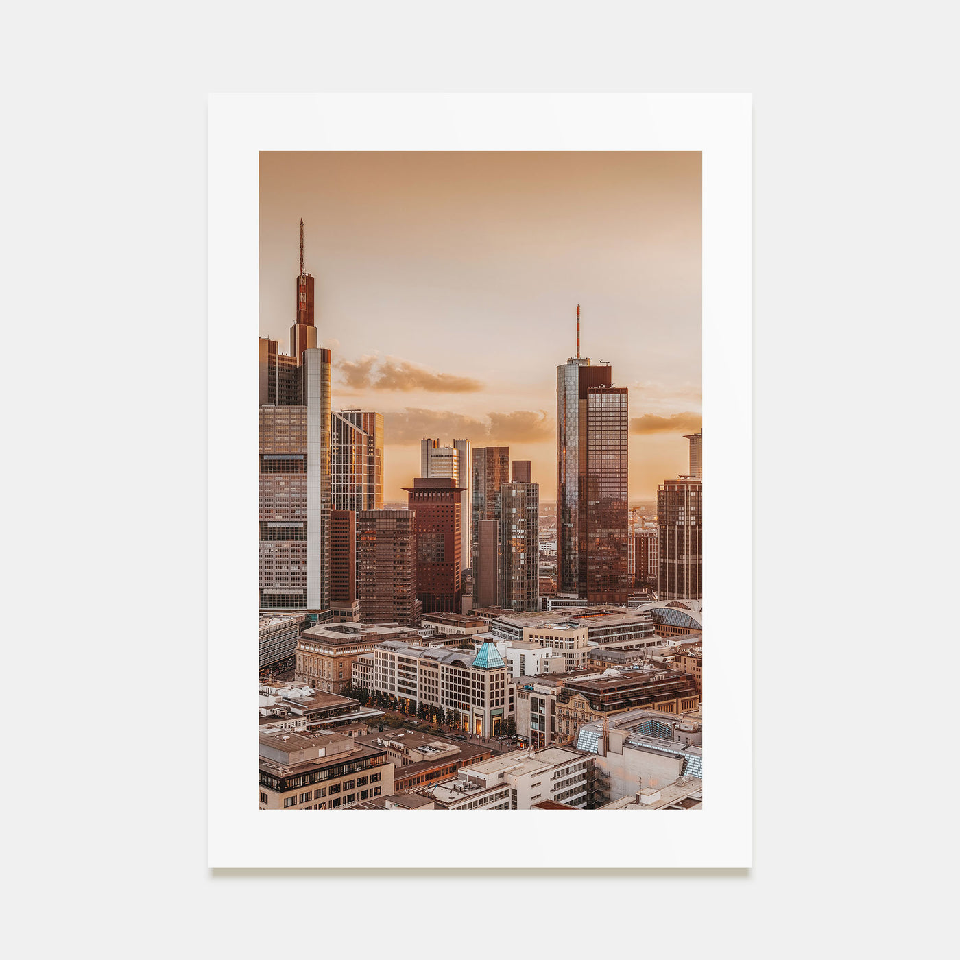 Frankfurt am Main Photo Color Poster