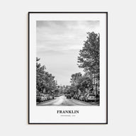 Franklin Portrait B&W Poster
