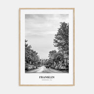 Franklin Portrait B&W Poster