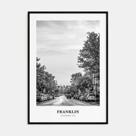 Franklin Portrait B&W Poster