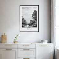 Franklin Portrait B&W Poster