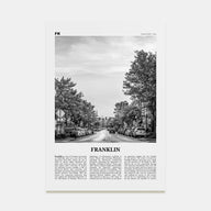 Franklin Travel B&W Poster