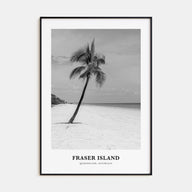 Fraser Island Portrait B&W Poster