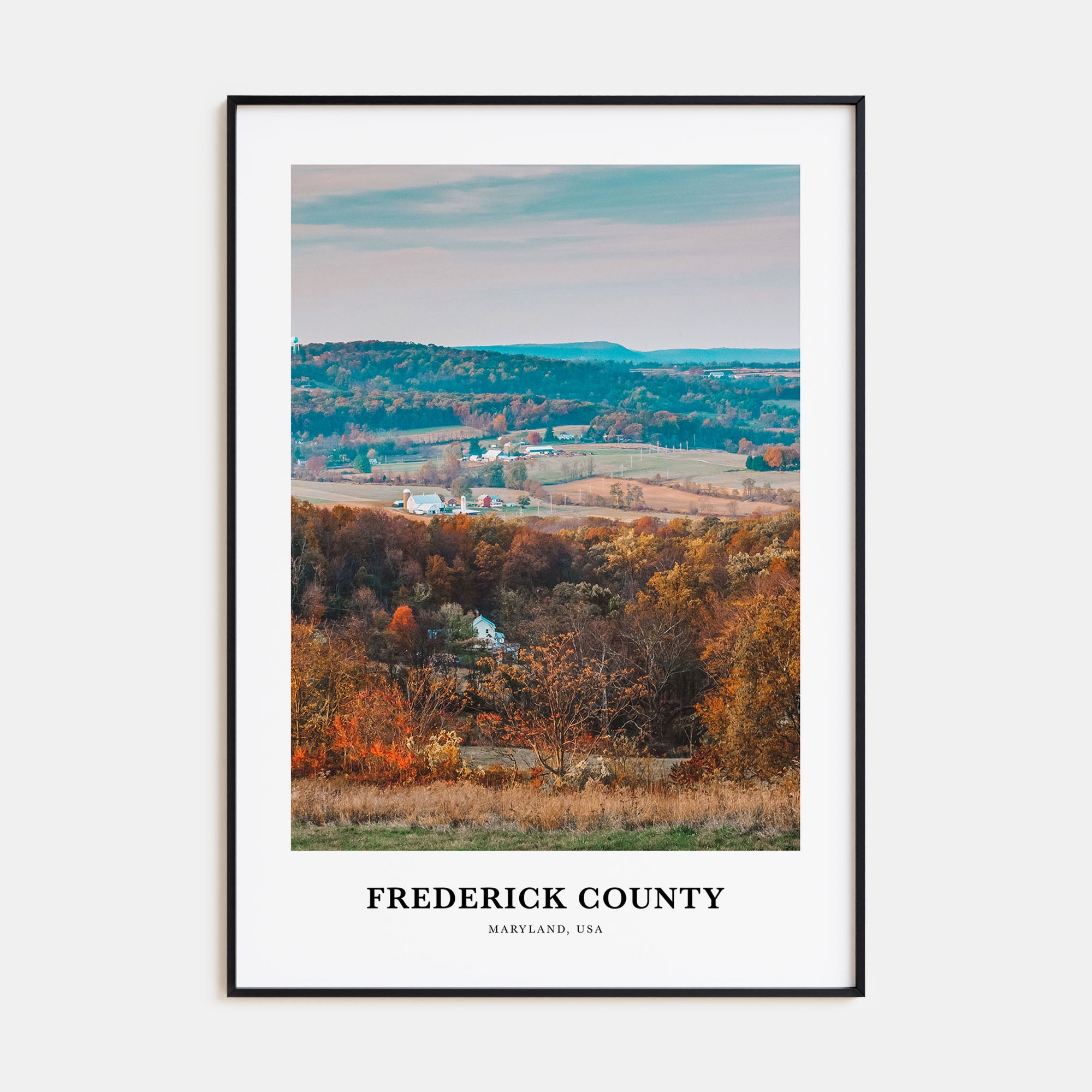 Frederick County Portrait Color Poster
