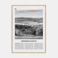 Frederick County Travel B&W Poster