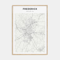 Frederick Map Portrait Poster