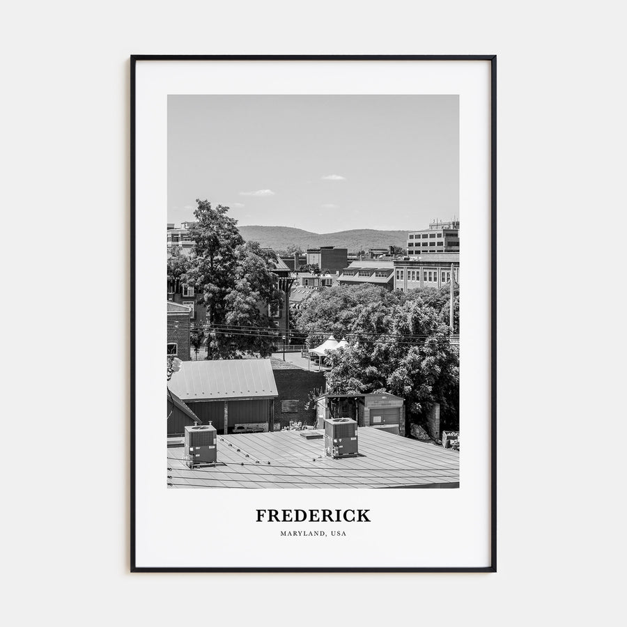 Frederick Portrait B&W Poster