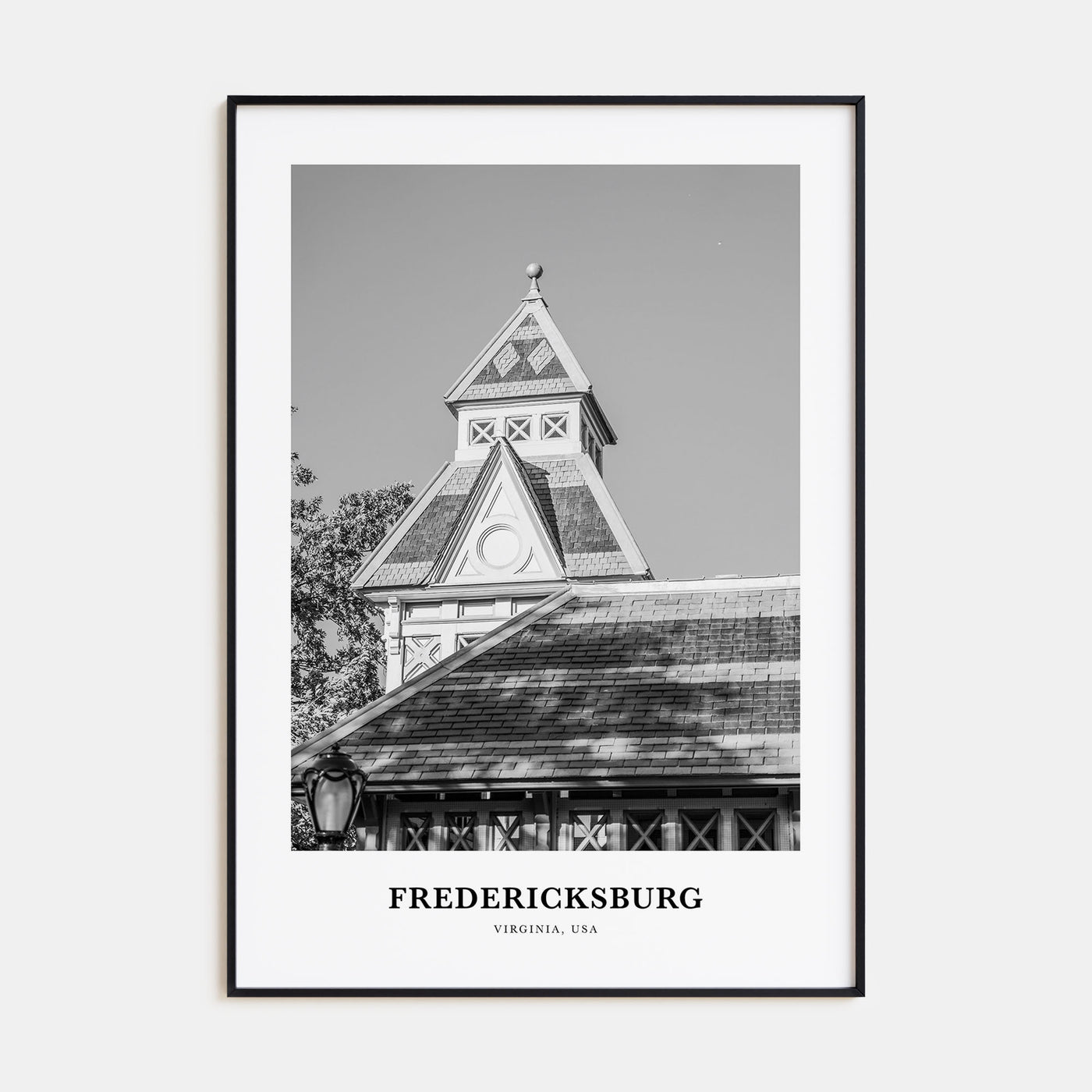 Fredericksburg Portrait B&W Poster