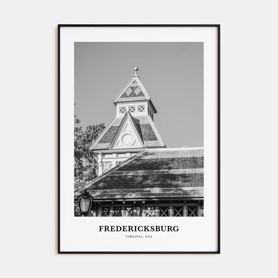 Fredericksburg Portrait B&W Poster