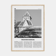 Fredericksburg Travel B&W Poster