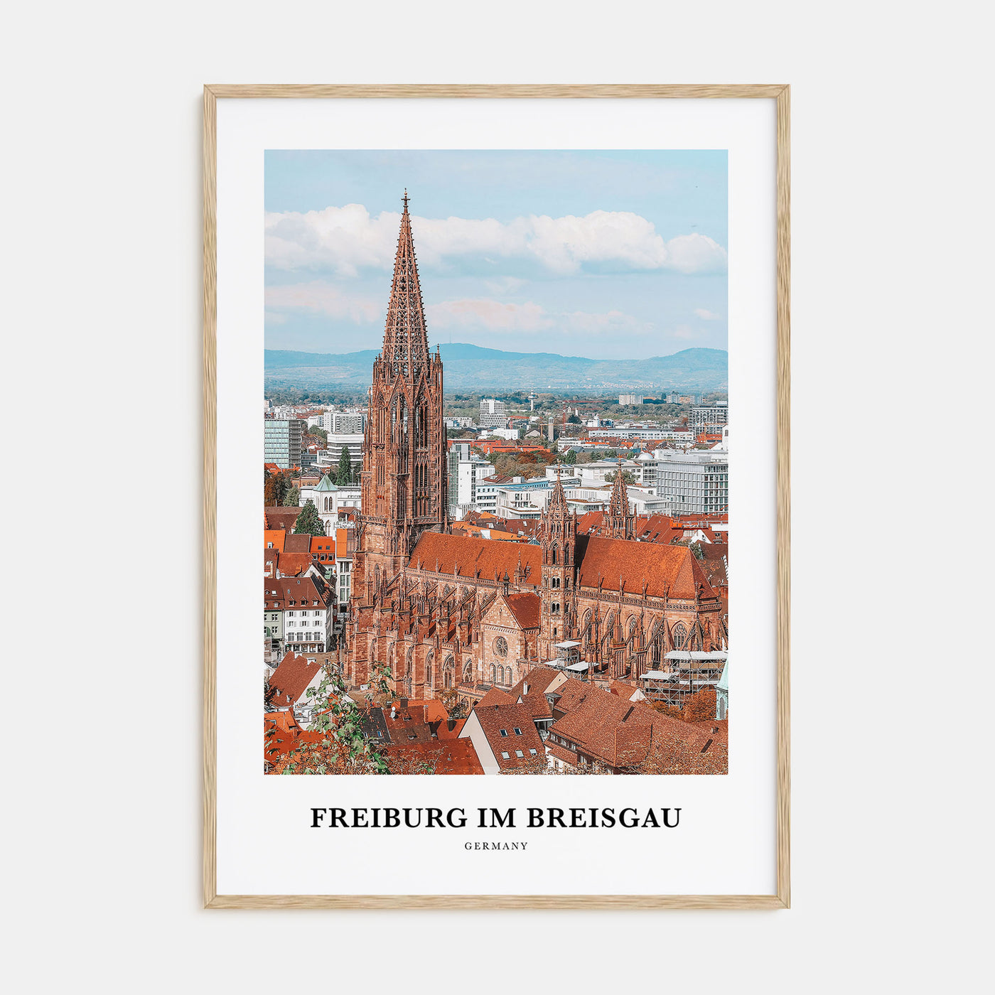 Freiburg im Breisgau Portrait Color No 1 Poster