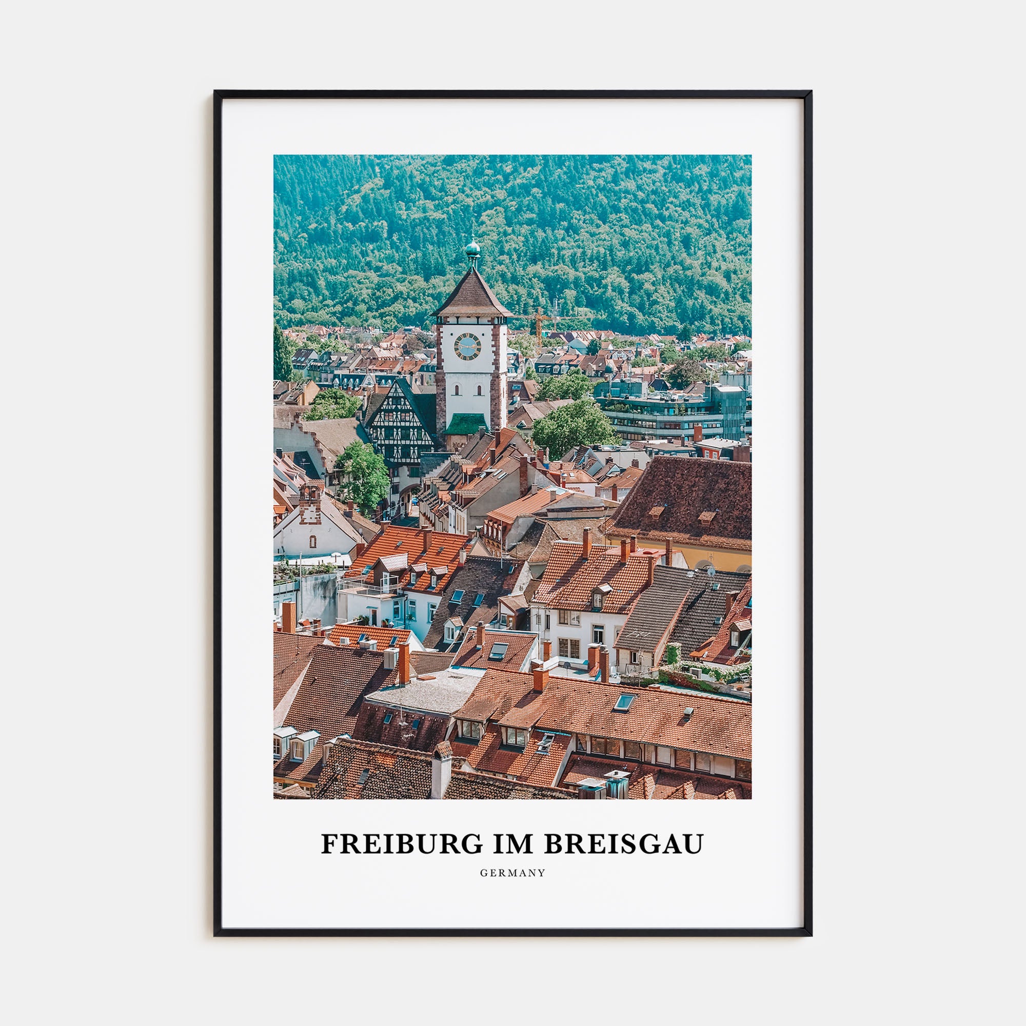 Freiburg im Breisgau Portrait Color No 2 Poster