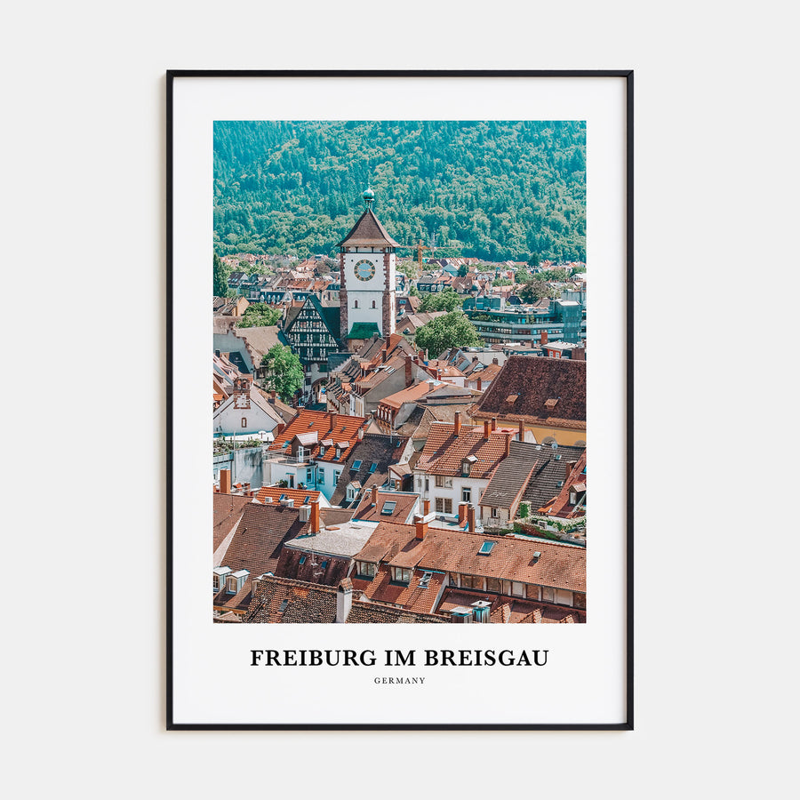 Freiburg im Breisgau Portrait Color No 2 Poster