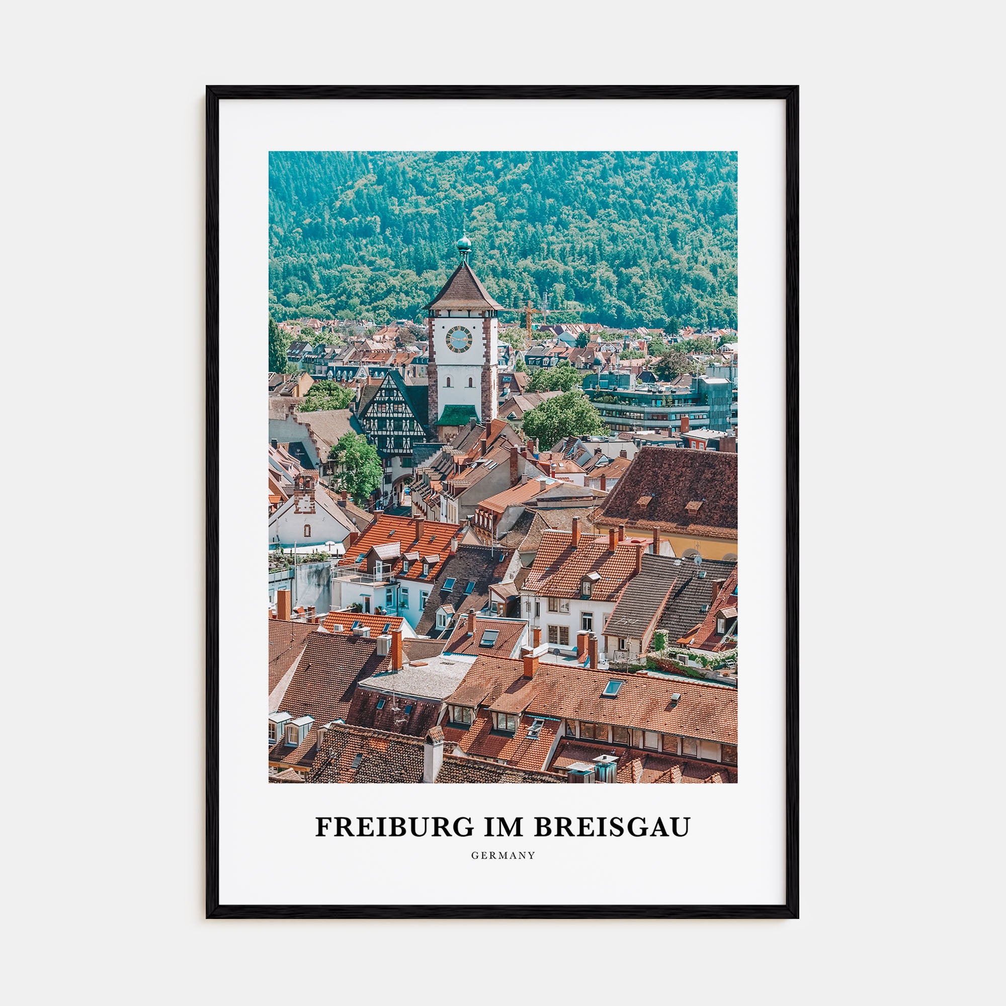 Freiburg im Breisgau Portrait Color No 2 Poster