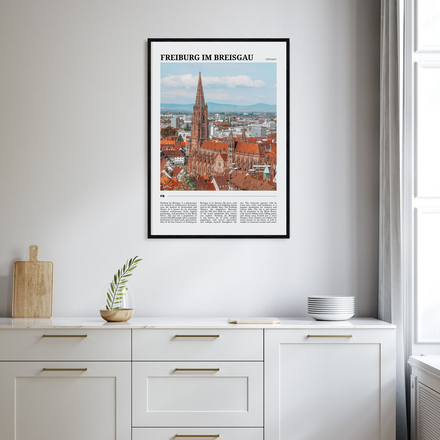 Freiburg im Breisgau Travel Color No 1 Poster