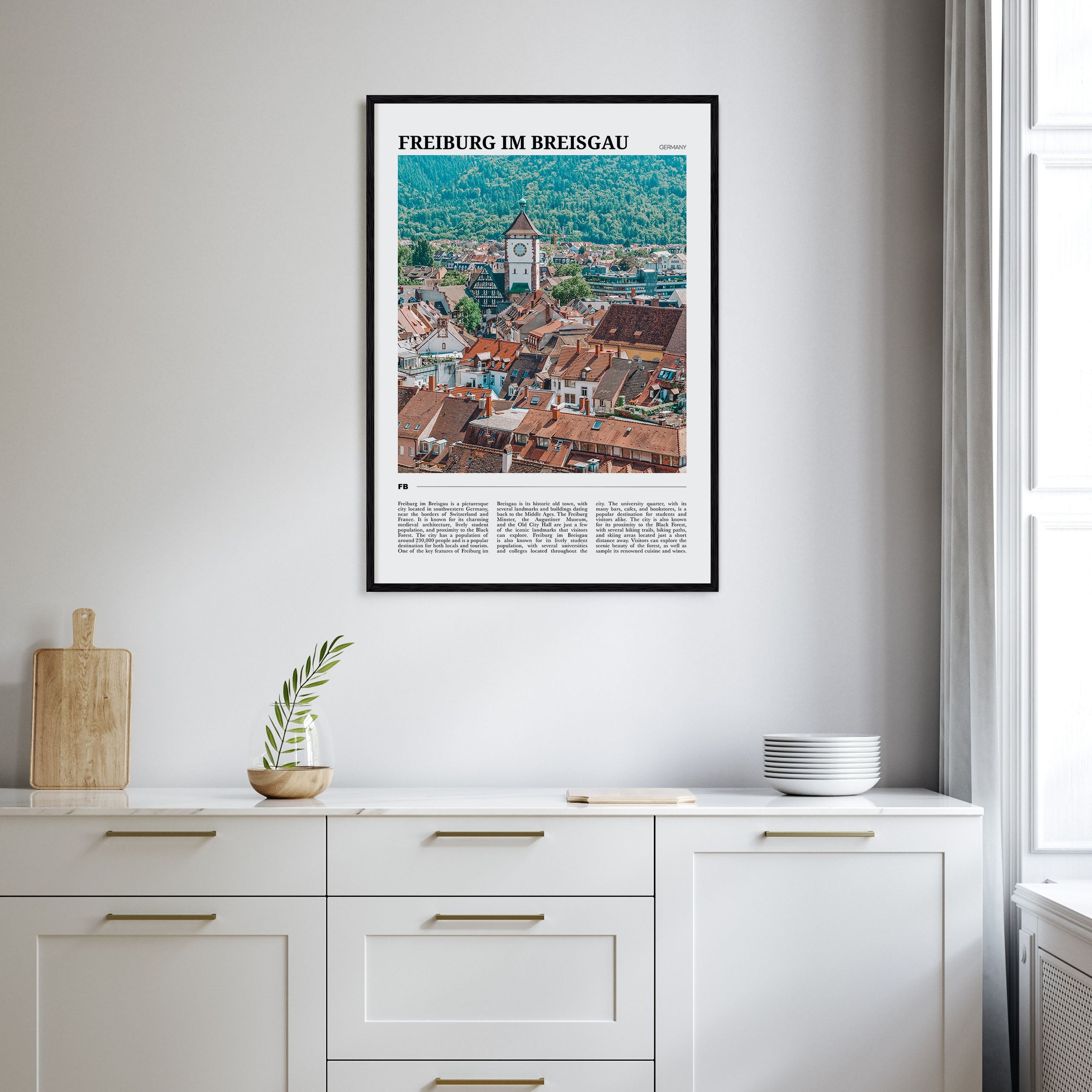 Freiburg im Breisgau Travel Color No 2 Poster